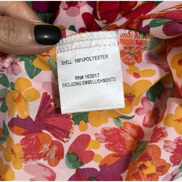Princess Polly Dress Size 2 Multicolor Barrett Mini Floral Milkmaid Beachy New - Picture 11 of 14